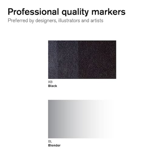Winsor & Newton® ProMarker™ Black & Blender Marker Set